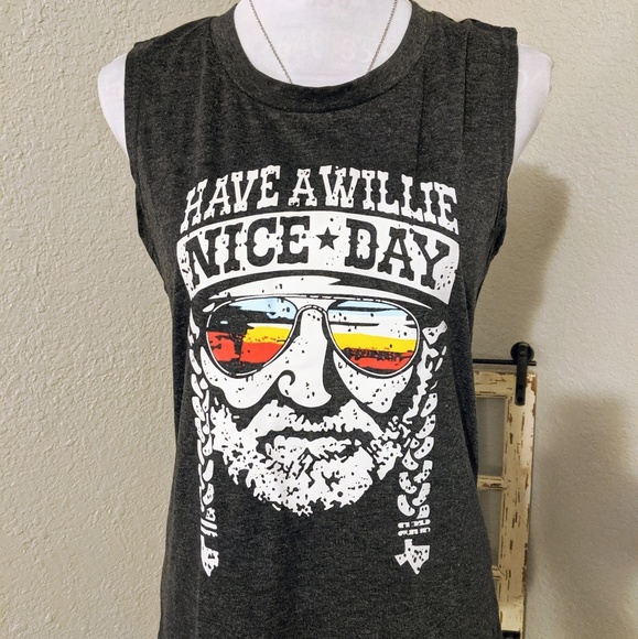 SALE! New Have a Willie Nice Day Graphic Tank Top - Picture 5 of 10